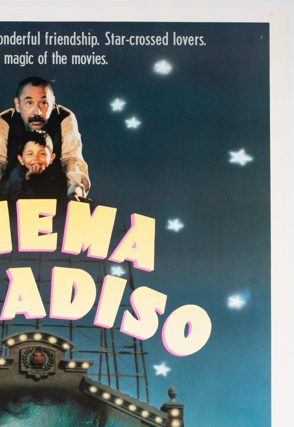 Cinema Paradiso 1990 Original US Film Movie Poster - detail
