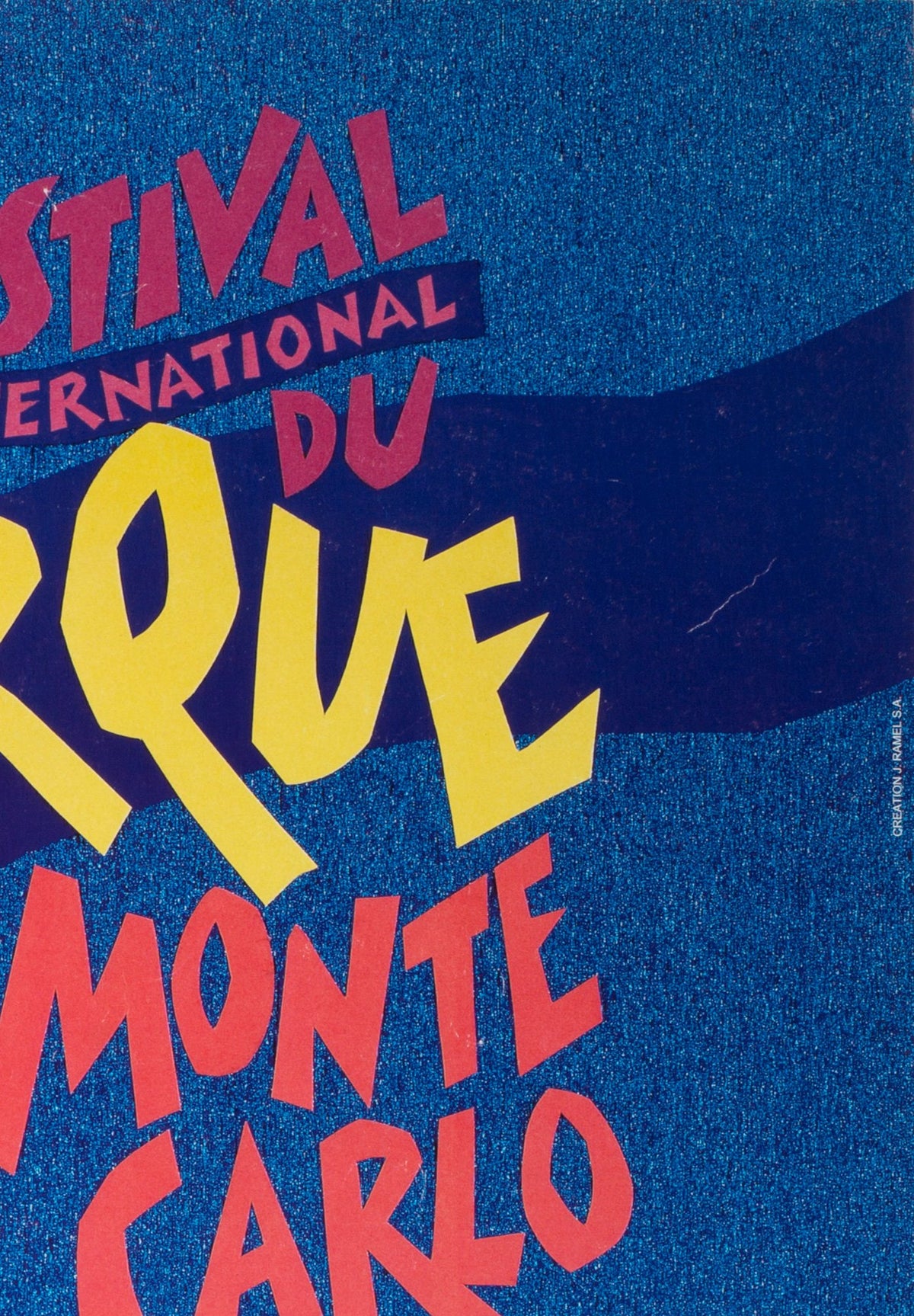 French Cirque Poster -  Monte Carlo 1999
