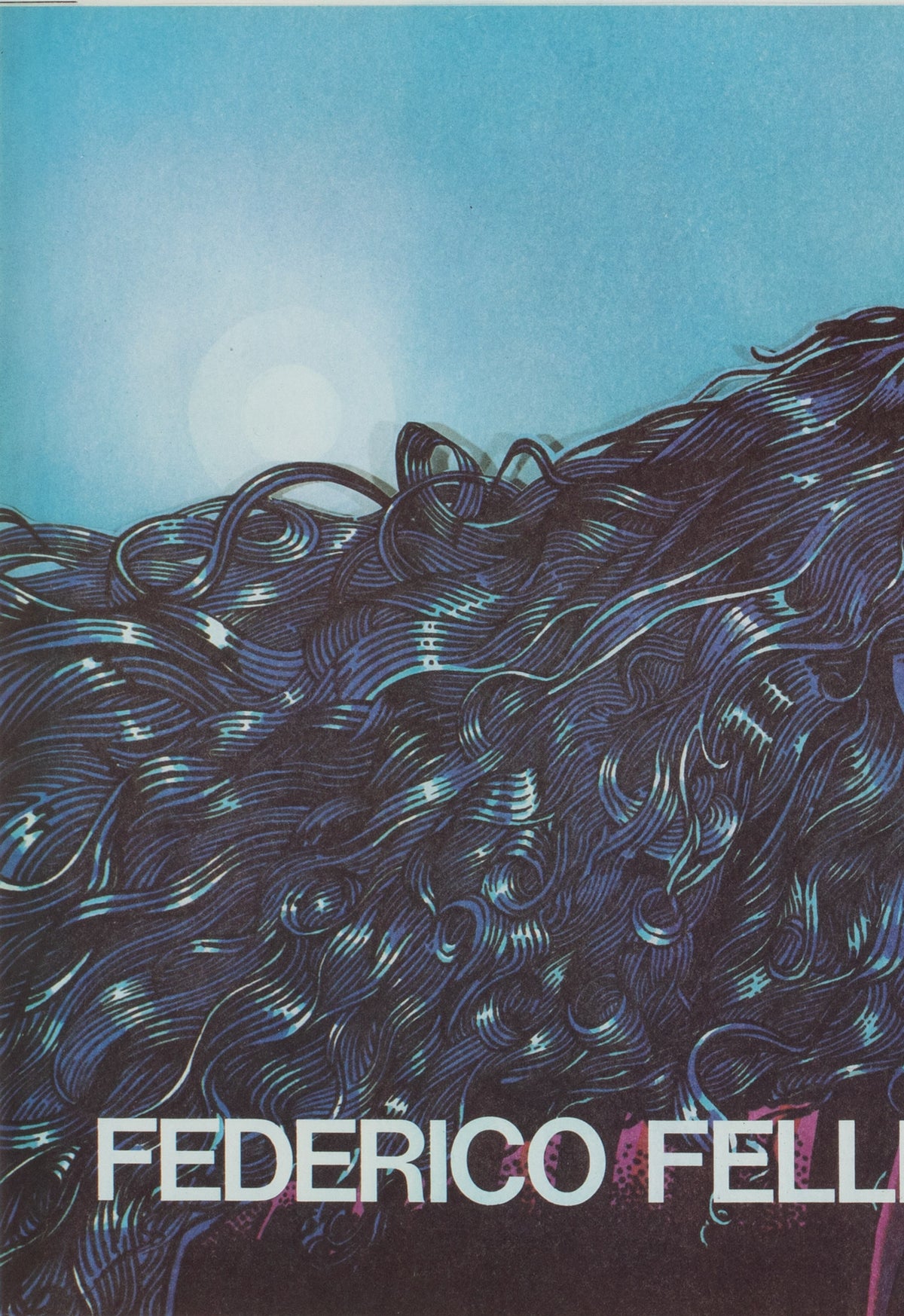 City of Women 1980 Italian Locandino Film Poster, Pazienza - detail