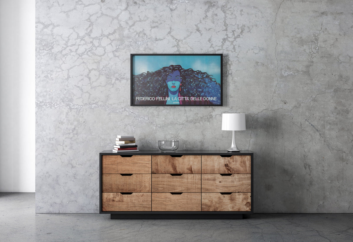 City of Women 1980 Italian Locandino Film Poster, Pazienza