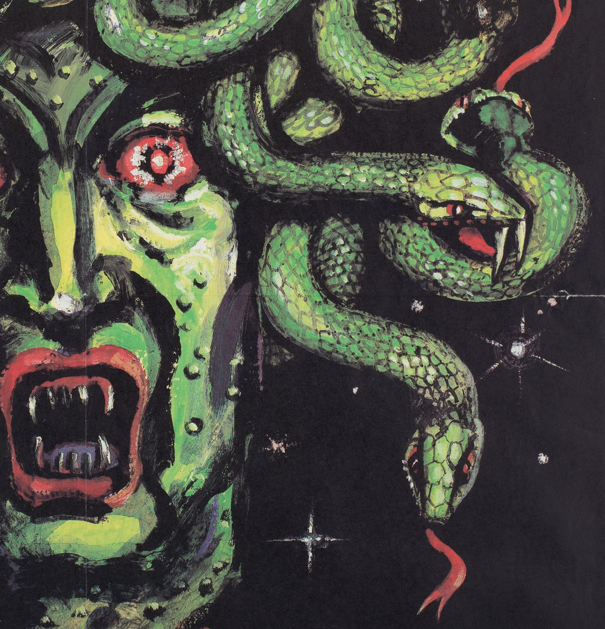 Clash of the Titans 1985 East German Film Poster - detail