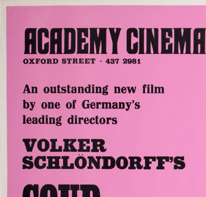 Coup De Grace 1974 Academy Cinema UK Quad Film Poster, Strausfeld - detail