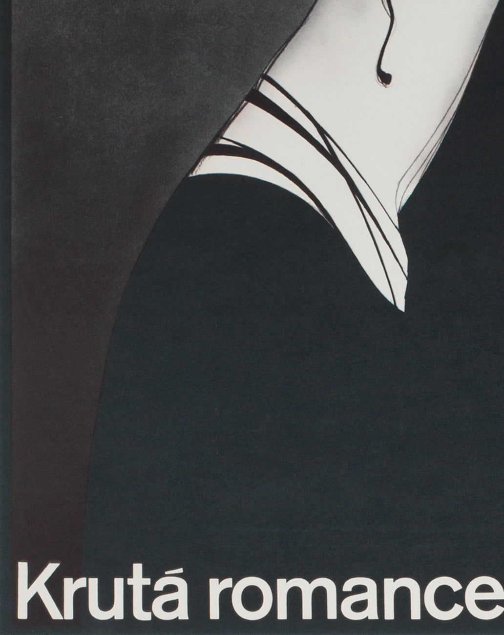 Cruel Romance 1985 Czech A3 Film Poster, Vlach - detail