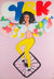 CYRK Girl on Unicycle R1976 Polish Circus Poster, Urbaniec