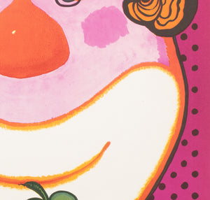 Cyrk Clown 1974 Polish Circus Poster, Bocianowski - detail
