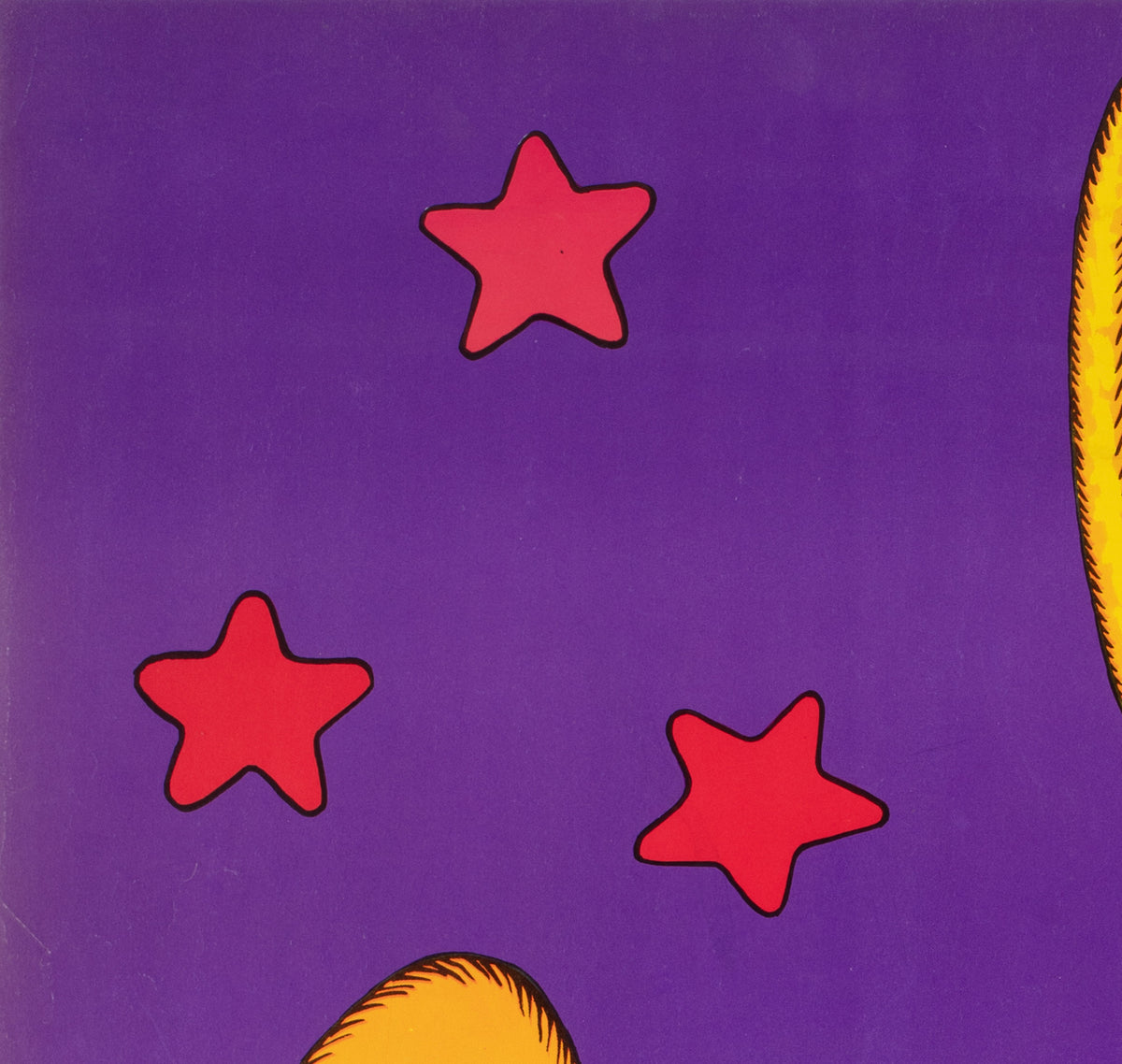 Cyrk Clown Swinging R1979 Polish Circus Poster, Bocianowski - detail