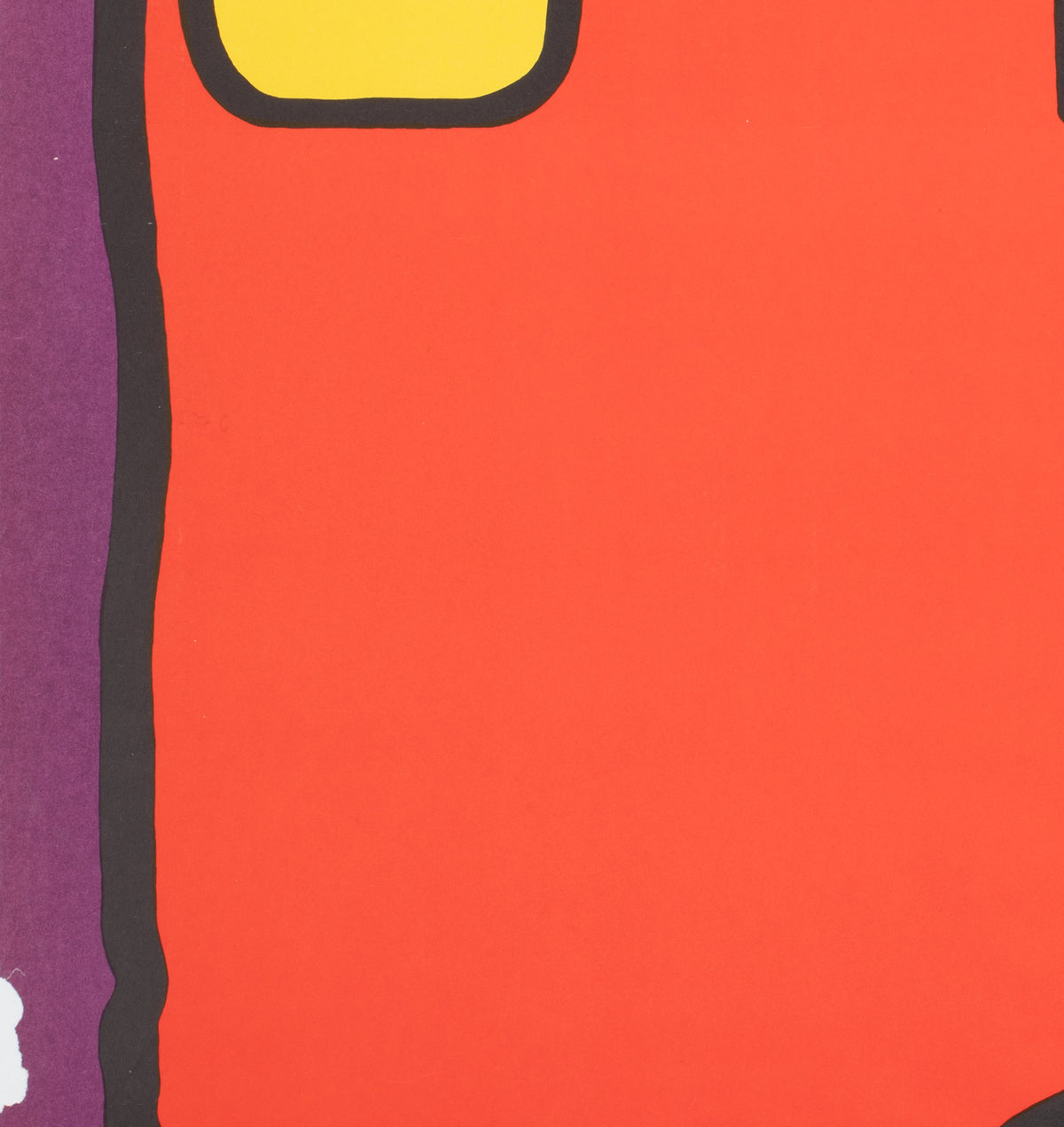 Cyrk Clown With Slingshot 1974 Polish Circus Poster, Mlodozeniec - detail