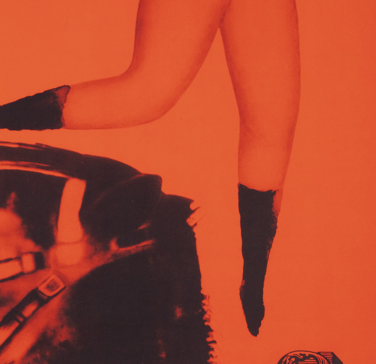 Cyrk Dancer With Horse 1965 Polish Circus Poster, Danuta Zukowska - detail