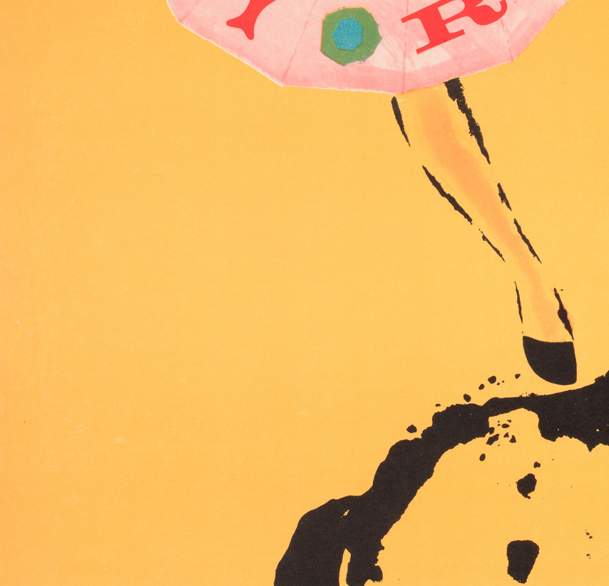 Cyrk Dancer on Horseback 1966 Polish Circus Poster, Wasilewski - detail