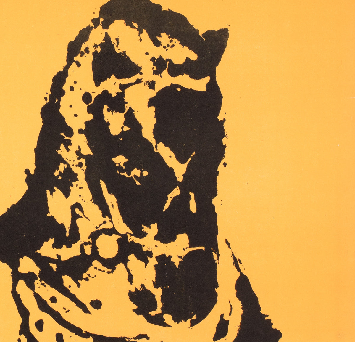 Cyrk Dancer on Horseback 1966 Polish Circus Poster, Wasilewski - detail