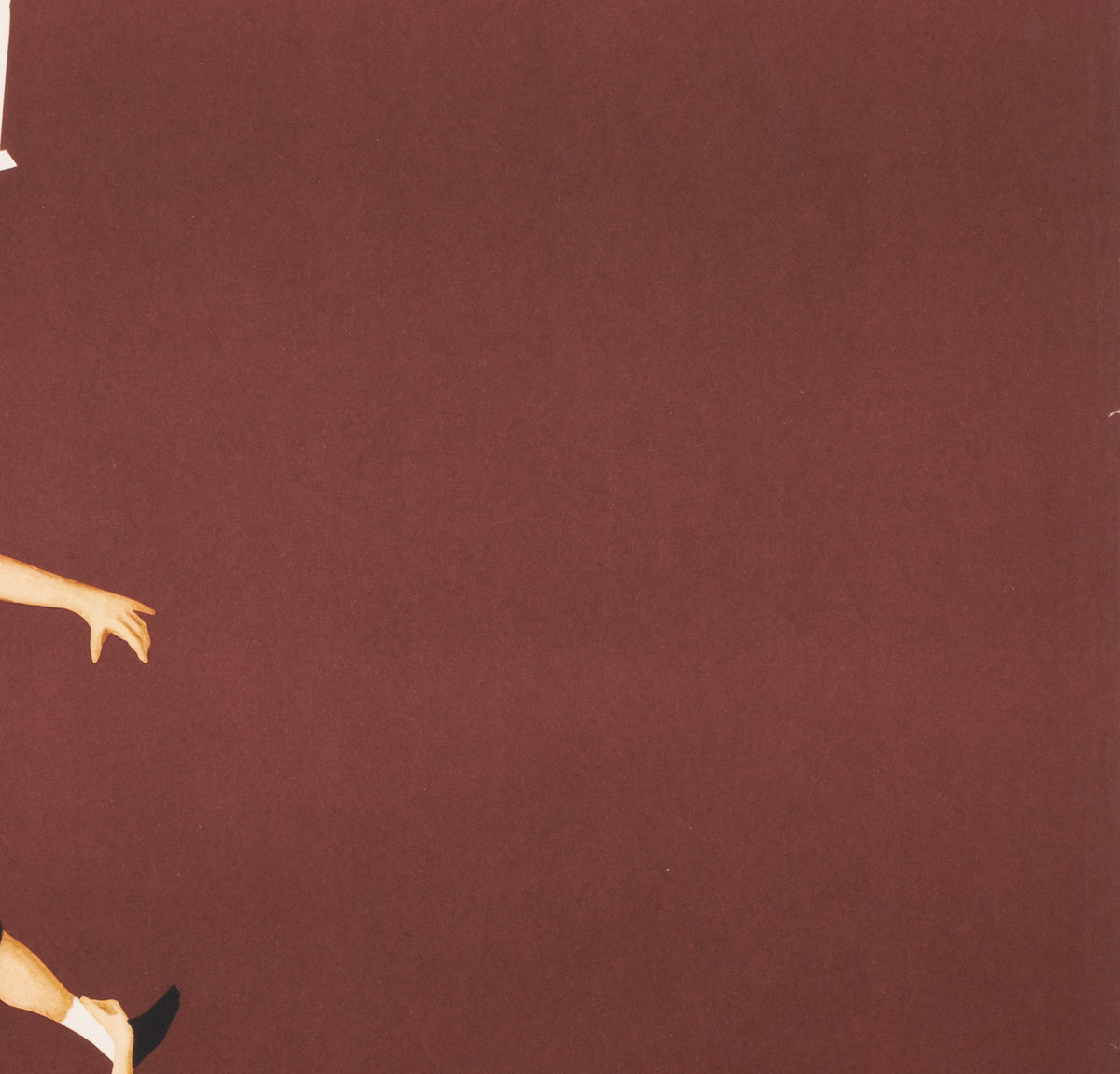 Cyrk Hanging Acrobats 1975 Polish Circus Poster, Jan Kotarbinski - detail