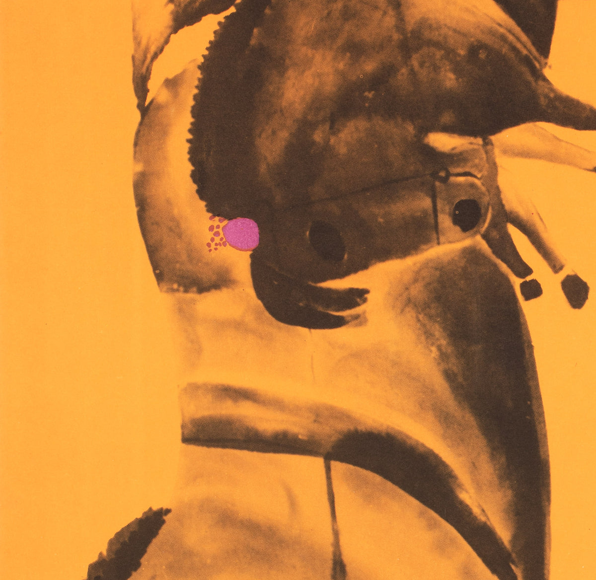 Cyrk Horse Trainer 1966 Polish Circus Poster, Danuta Zukowska - detail