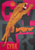 Cyrk Leaping Lioness 1963 Polish B1 Circus Poster, Tadeusz Jodlowski