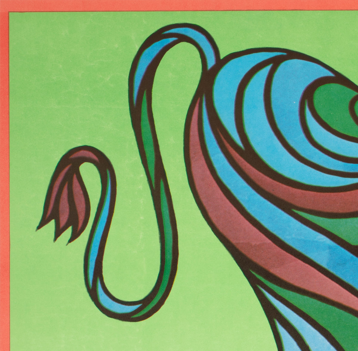 Cyrk Lion Acrobat R1978 Polish Circus Poster, Hilscher - detail