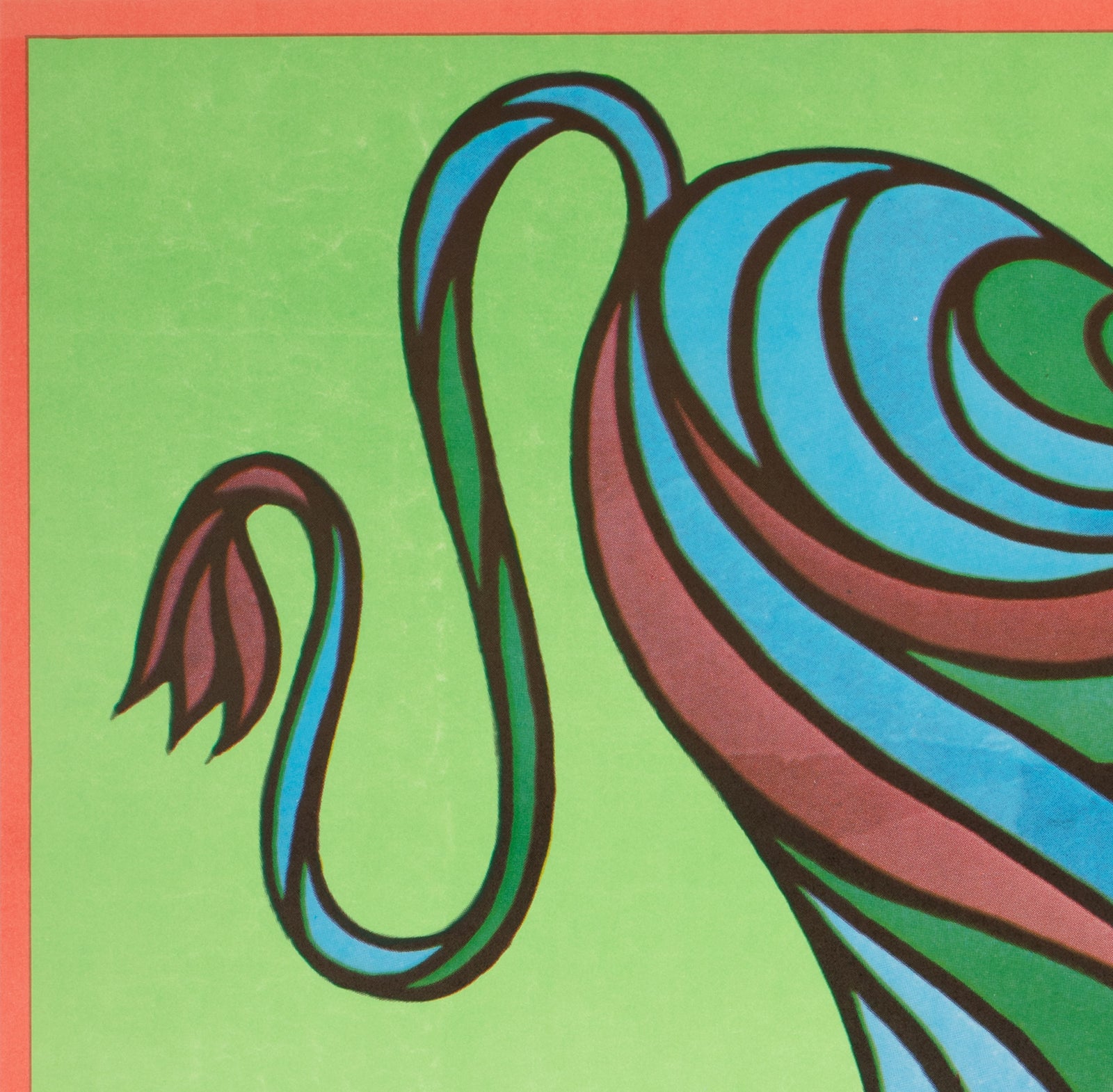 Cyrk Lion Acrobat R1978 Polish Circus Poster, Hilscher - detail