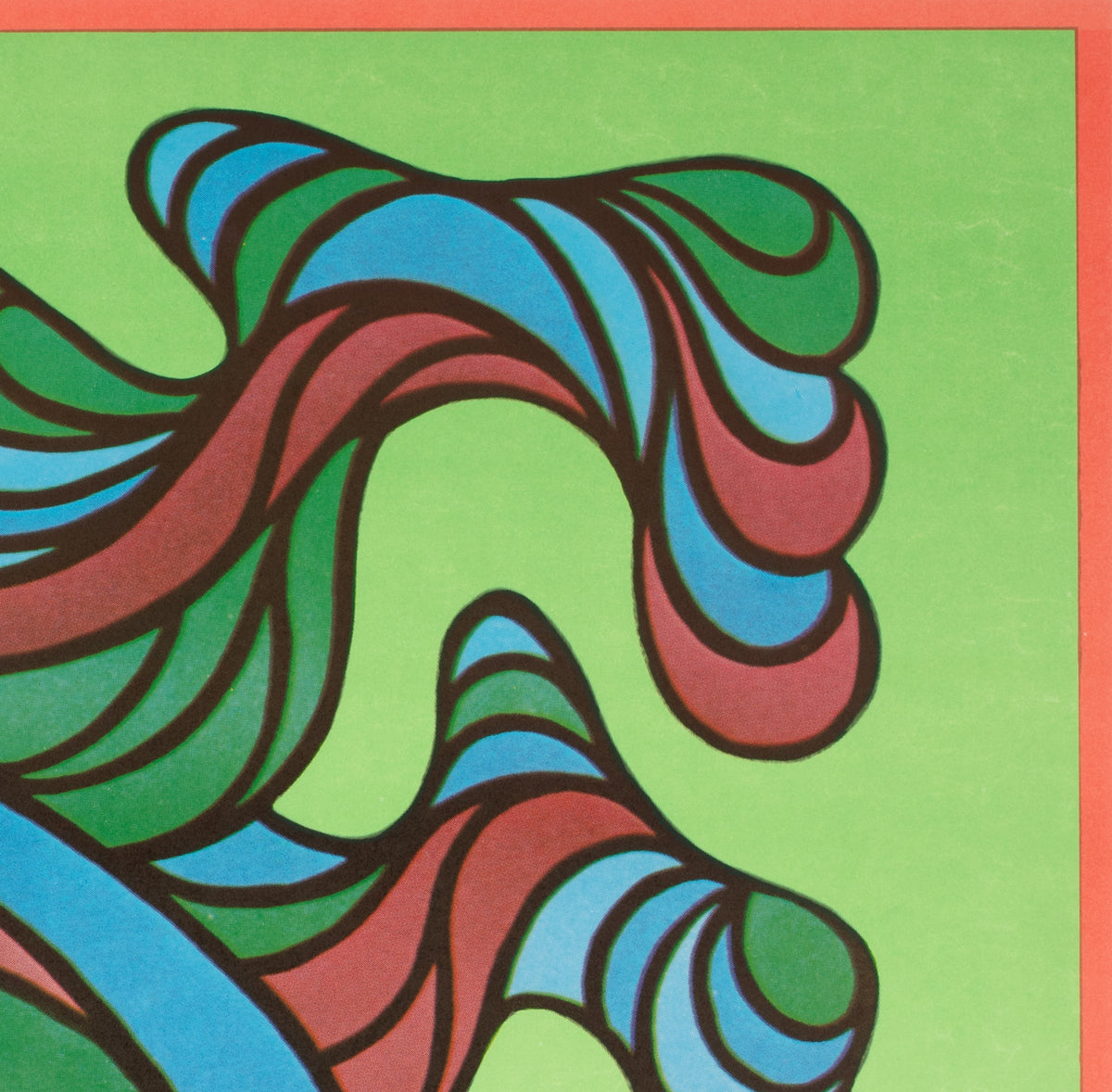 Cyrk Lion Acrobat R1978 Polish Circus Poster, Hilscher - detail