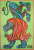 Cyrk Lion Acrobat R1978 Polish Circus Poster, Hilscher