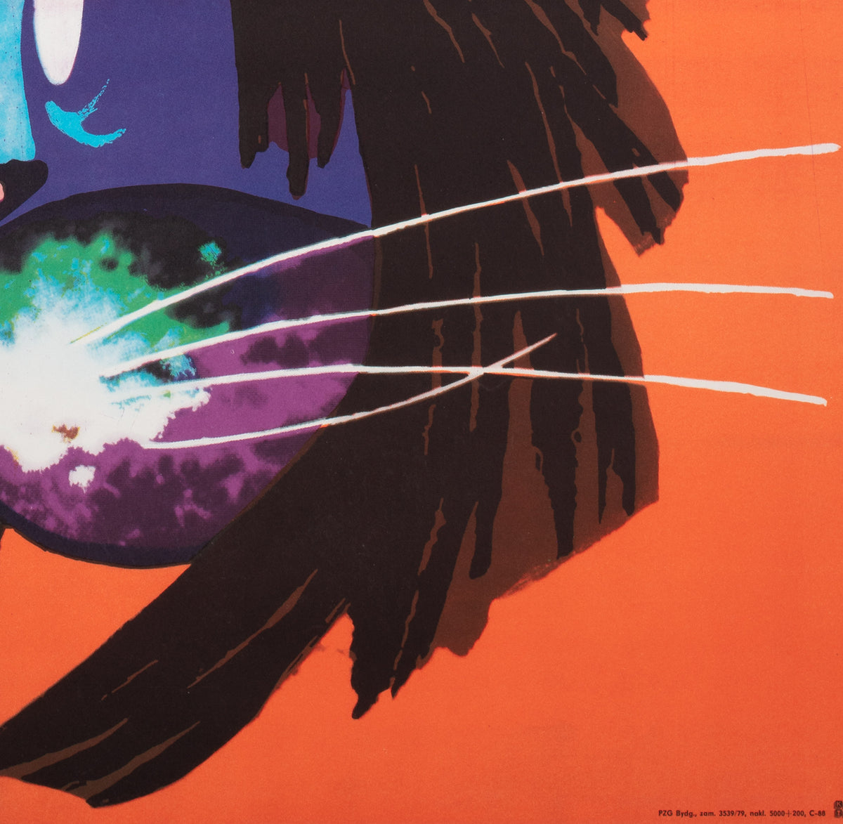 Cyrk Lion R1979 Polish Circus Poster, Jodlowski - detail