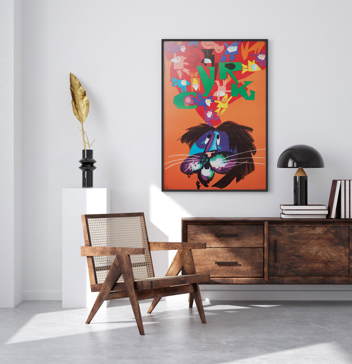 Cyrk Lion R1979 Polish Circus Poster, Jodlowski