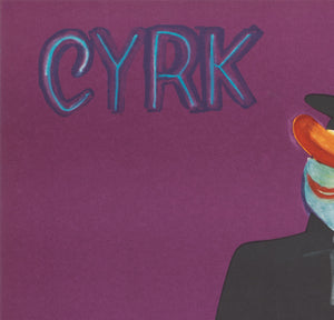 Cyrk Magician Levitatation 1975 Polish Circus Poster, Miedza-Tomaszewski - detail