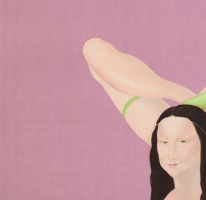 Polish CYRK Poster - Mona Lisa Contortionist R1970s, Urbaniec - detail