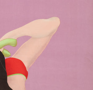 Polish CYRK Poster - Mona Lisa Contortionist R1970s, Urbaniec - detail