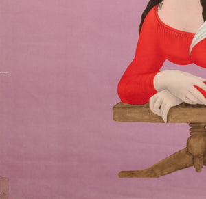 Polish CYRK Poster - Mona Lisa Contortionist R1970s, Urbaniec - detail