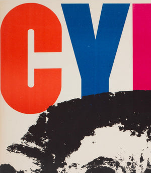 Cyrk Smoking Chimpanzee 1964 B1 Polish Circus Poster, Swierzy - detail