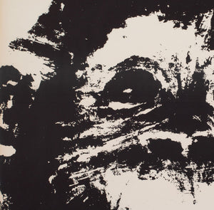 Cyrk Smoking Chimpanzee 1964 B1 Polish Circus Poster, Swierzy - detail
