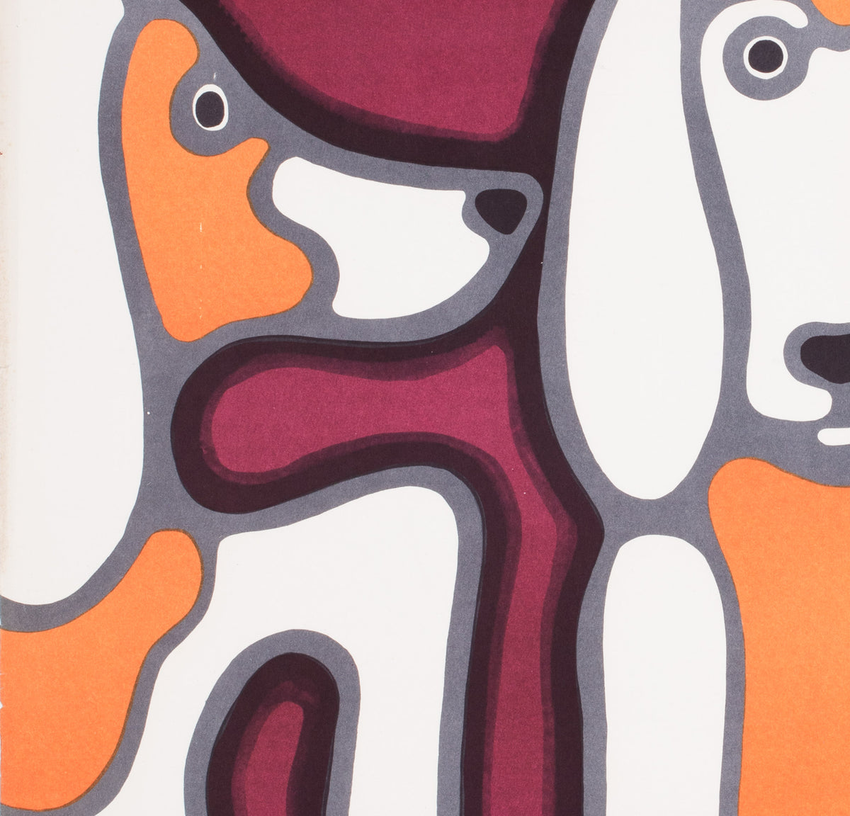 Cyrk Three Beagles 1969 Polish B1 Circus Poster, Wiktor Gorka - detail