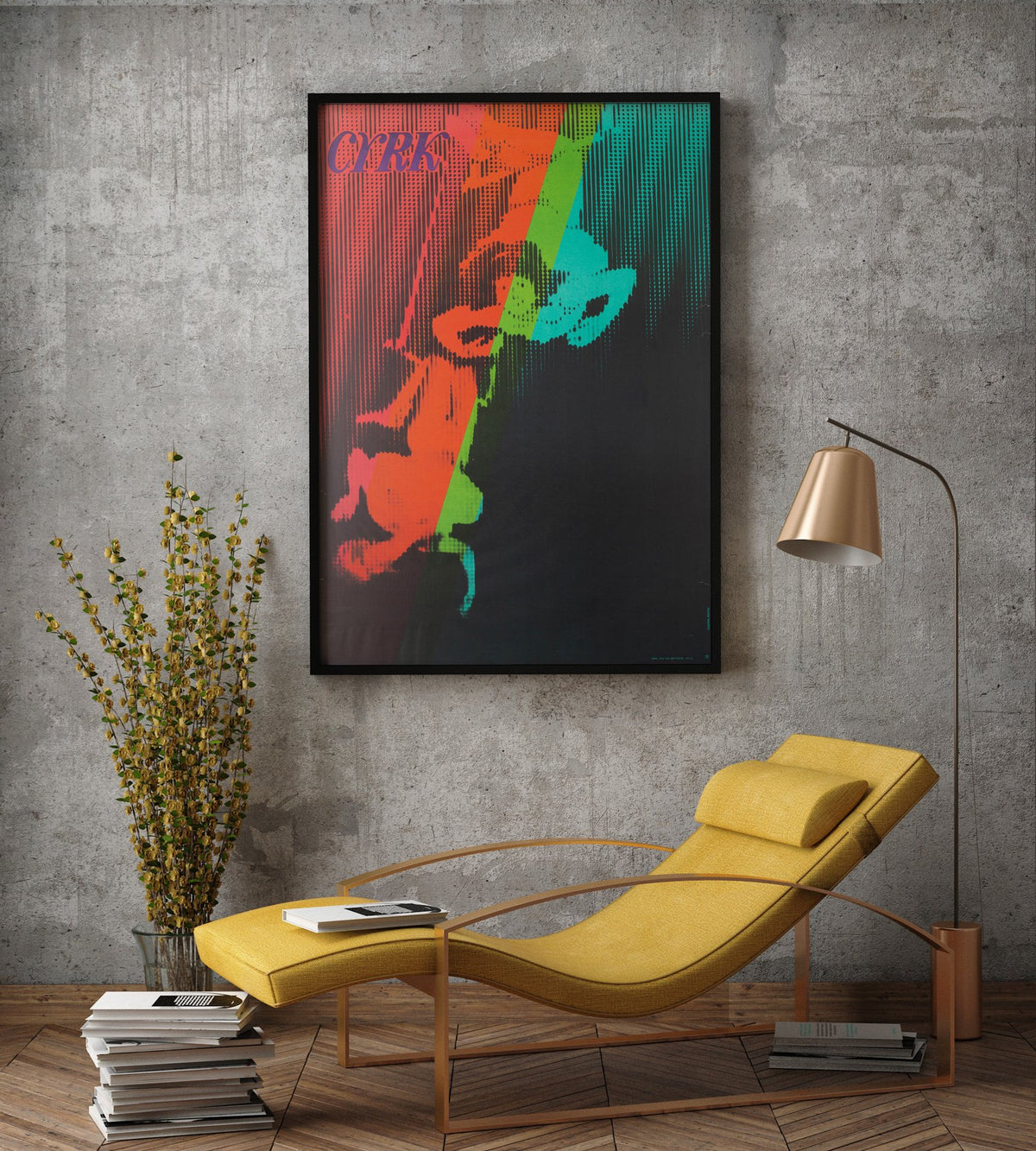 Cyrk Trapeze R1976 Polish B1 Circus Poster, Gustaw Majewski