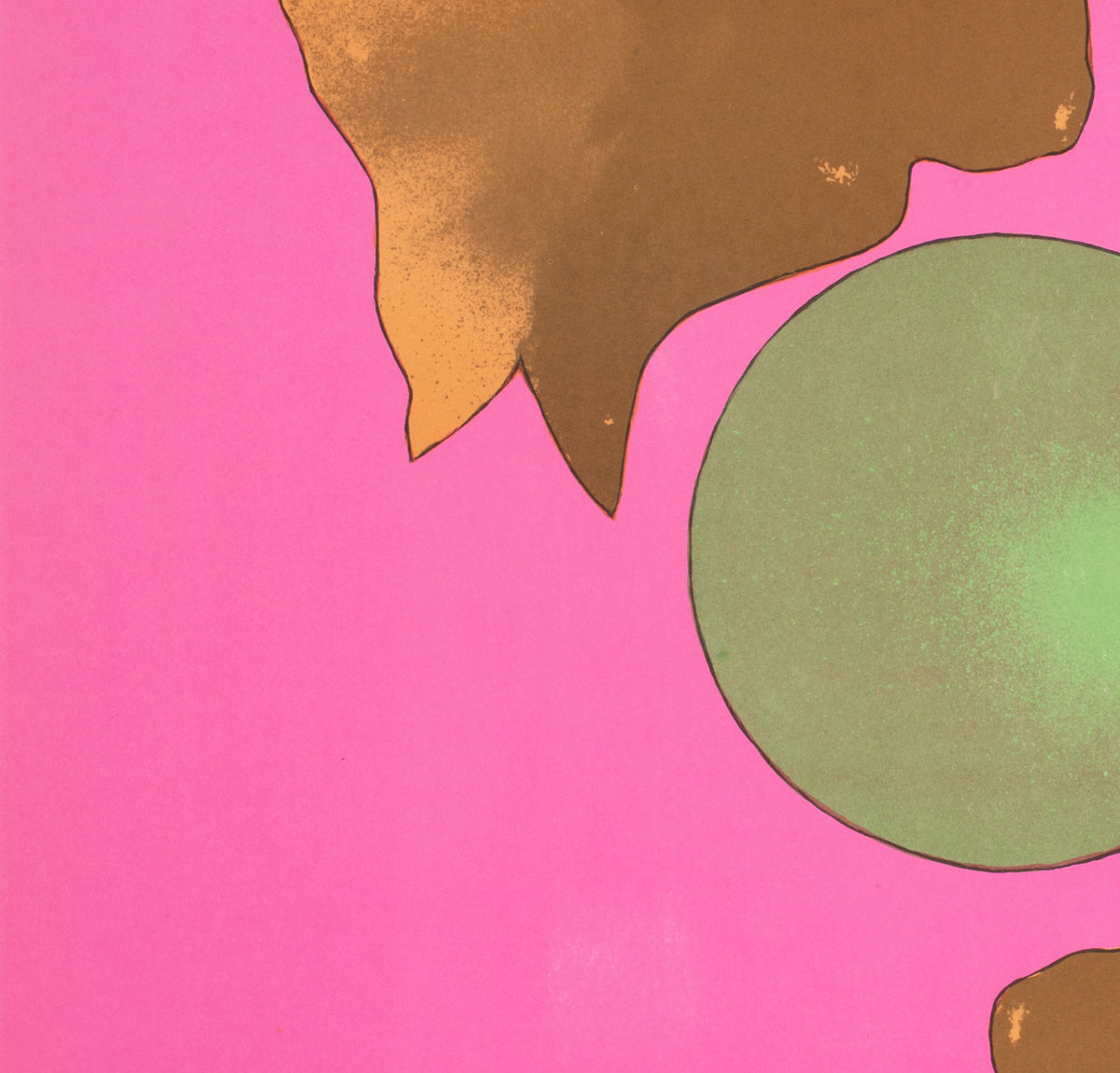 Cyrk Two Dogs Balancing Ball 1975 Polish Circus Poster, Jack Neugebauer - detail