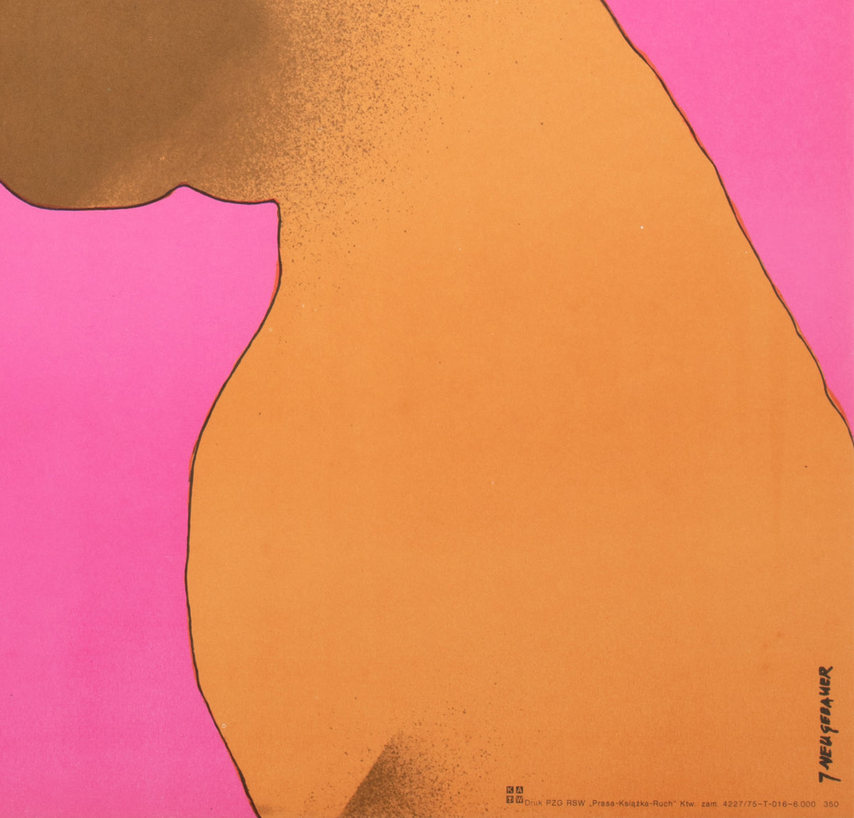 Cyrk Two Dogs Balancing Ball 1975 Polish Circus Poster, Jack Neugebauer