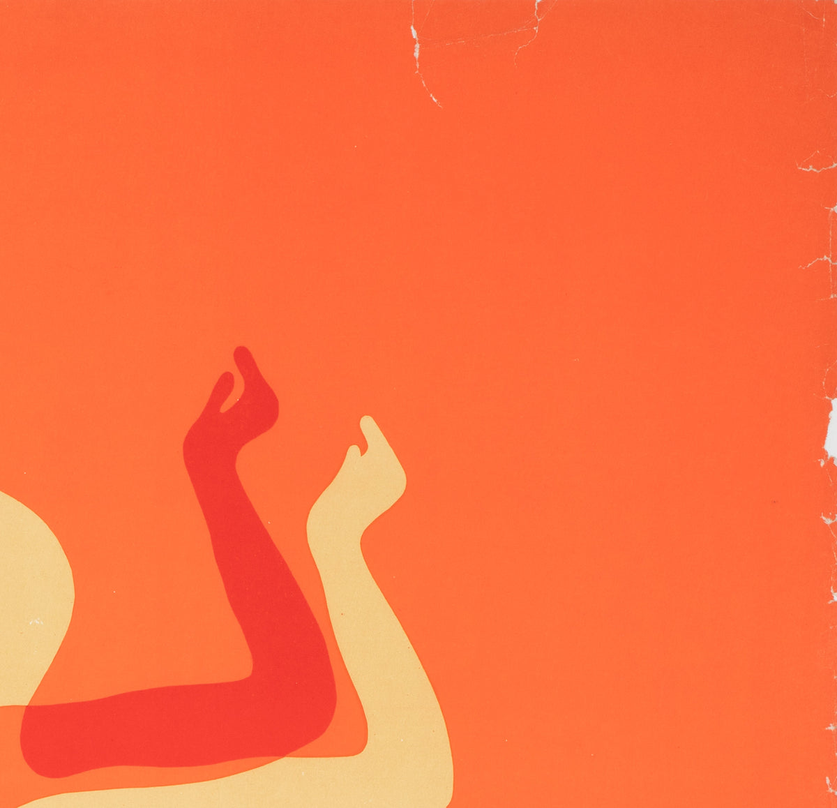 Cyrk Woman in Silhouette on Ball 1968 Polish Circus Poster, Holdanowicz - detail