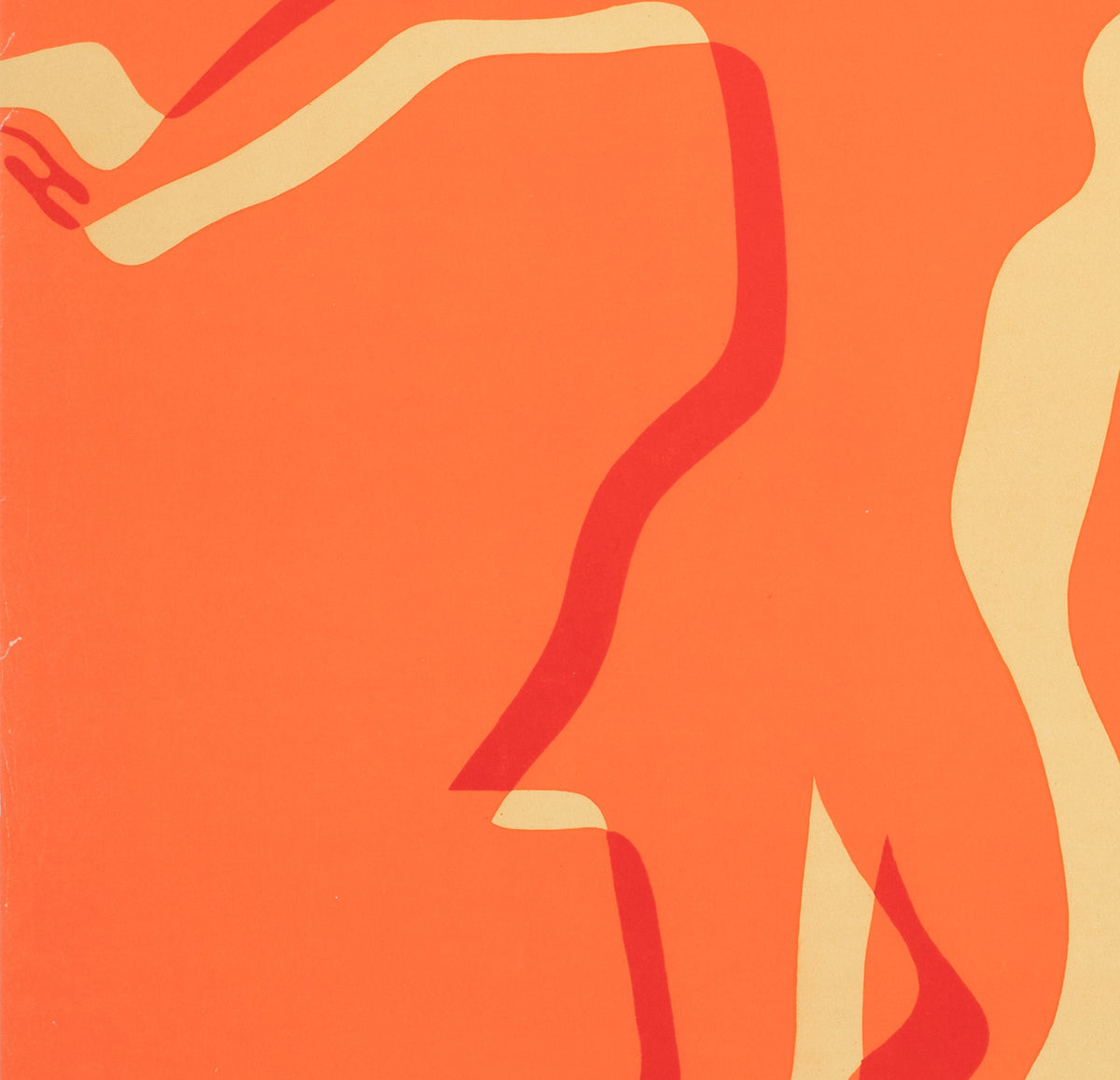 Cyrk Woman in Silhouette on Ball 1968 Polish Circus Poster, Holdanowicz - detail