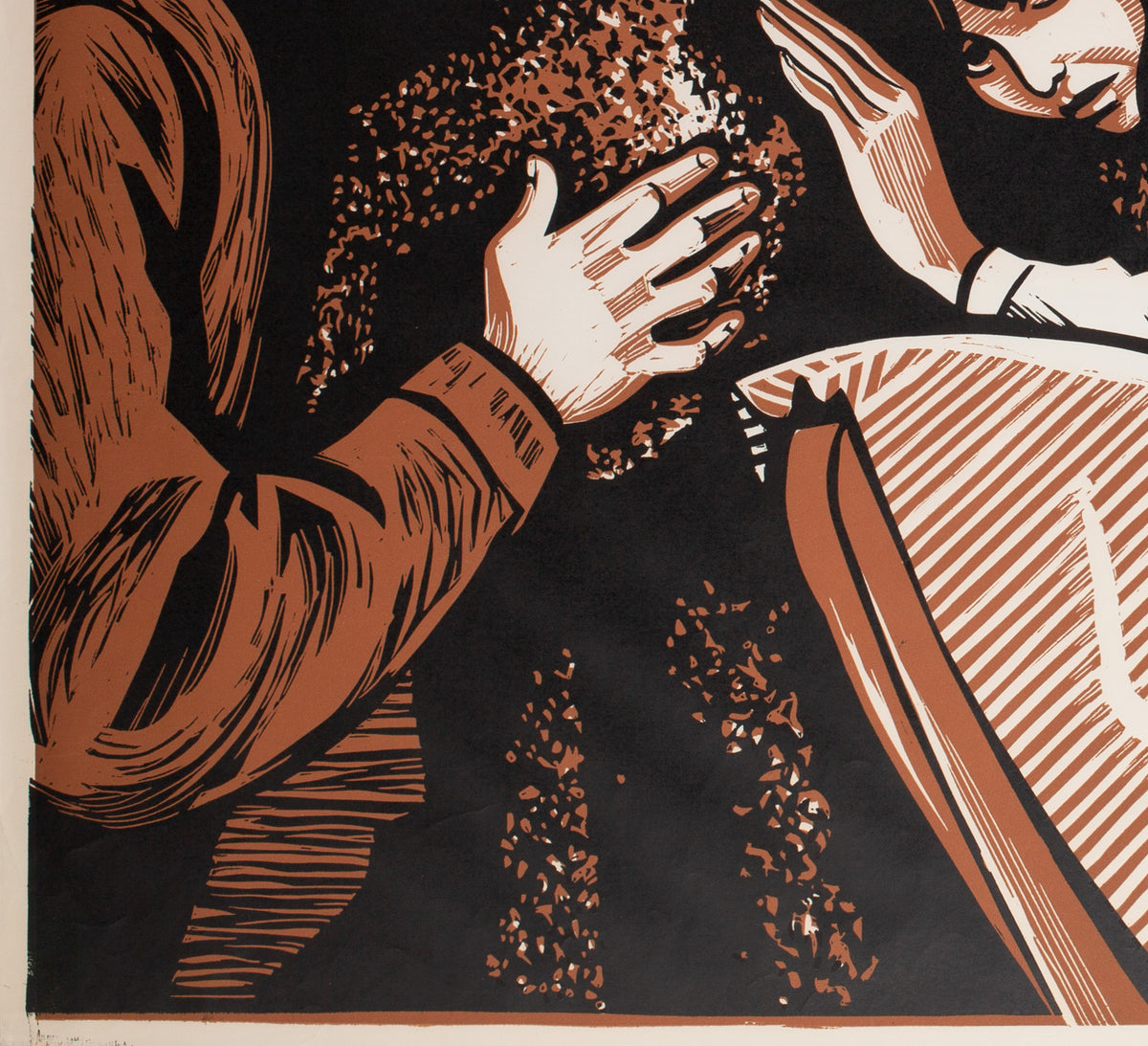 David and Lisa 1963 Academy Cinema UK Quad Film Poster, Strausfeld - detail