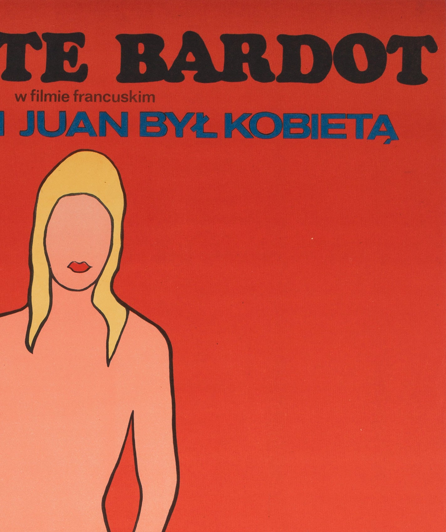 Don Juan, or If Don Juan Were a Woman 1975 Polish A1 Film Poster, Neugebauer - detail
