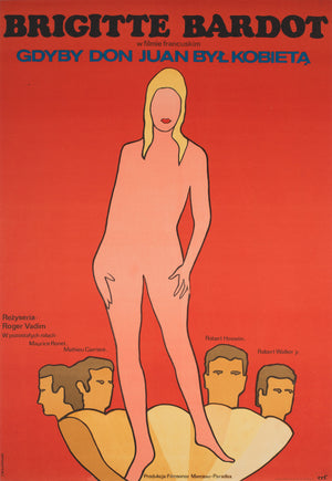 Don Juan, or If Don Juan Were a Woman 1975 Polish A1 Film Poster, Neugebauer