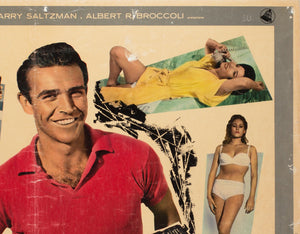 Dr No. 1963 Italian Photobusta Film Poster - detail