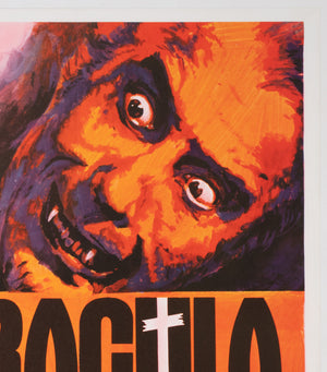 Dracula A.D. 1972 UK Quad Film Movie Poster, Tom Chantrell - detail