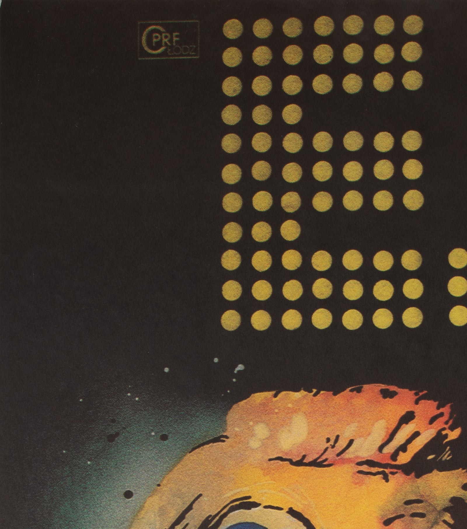 E.T. 1984 Polish Film Poster, Lakomski - detail