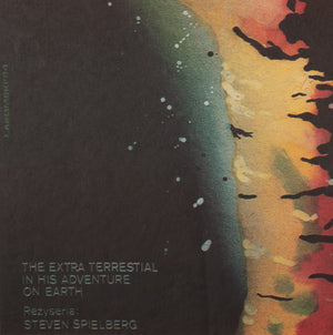 E.T. 1984 Polish Film Poster, Lakomski - detail