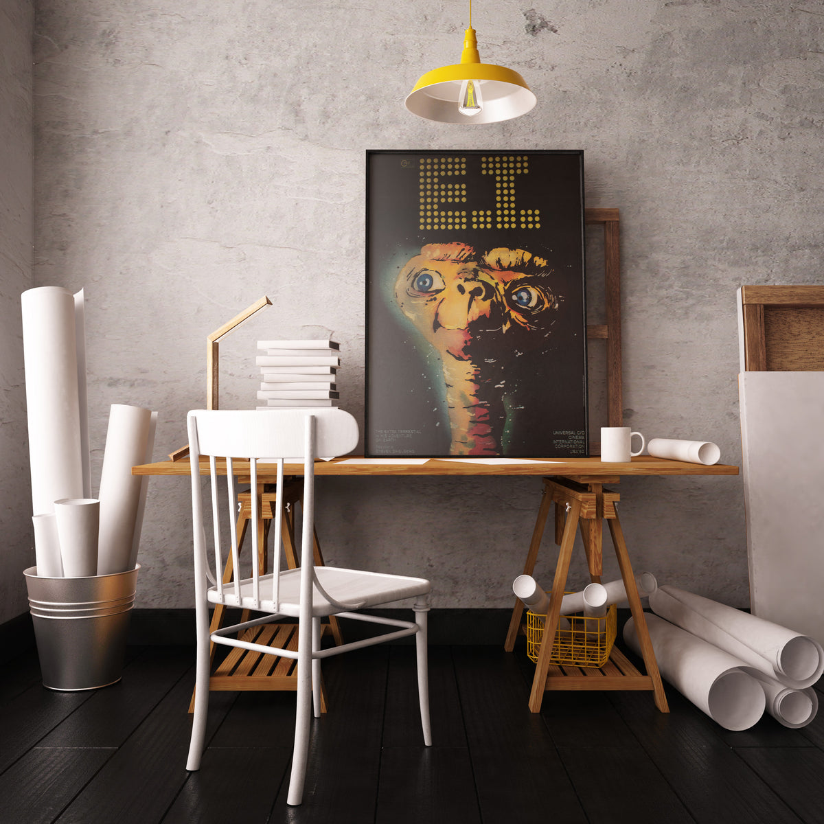 E.T. 1984 Polish Film Poster, Lakomski