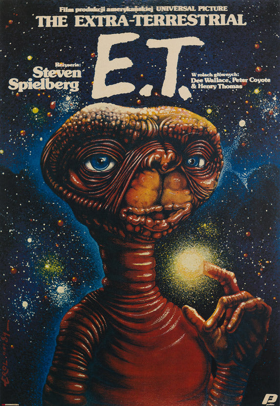 ET 1984 Original Polish film movie poster