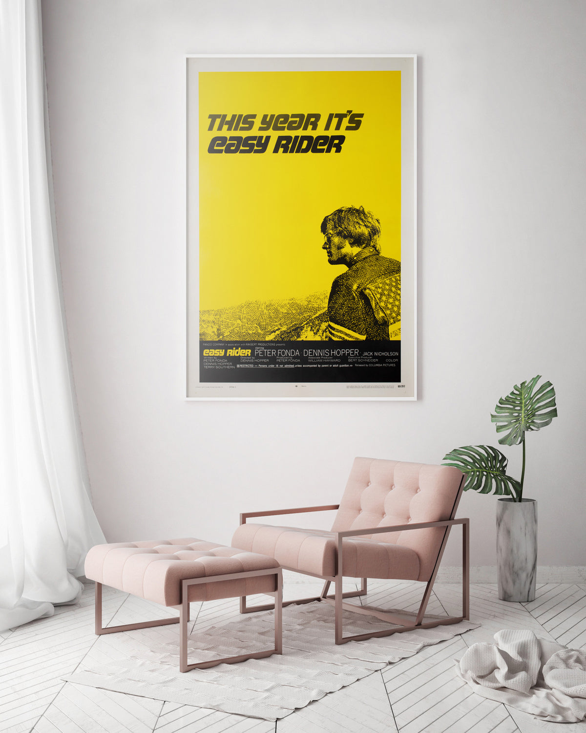 Poster Rider Easy Rider 1969 US 1 Sheet Style C Film Poster - Orson & Welles