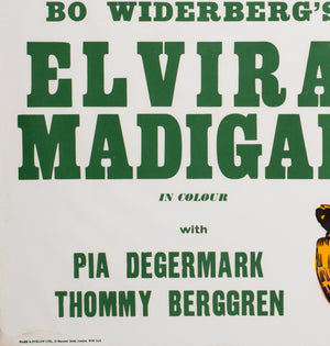 Elvira Madigan 1968 Academy Cinema UK Quad Film Poster, Strausfeld - detail