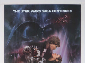 The Empire Strikes Back 1980 US 1 Sheet GWTW Style Film Poster, Roger Kastel - details