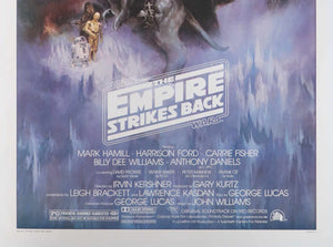 The Empire Strikes Back 1980 US 1 Sheet GWTW Style Film Poster, Roger Kastel