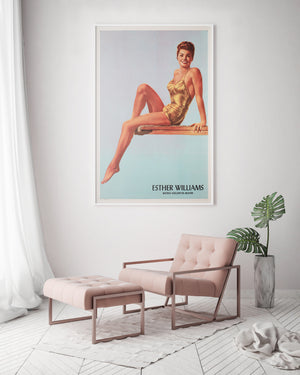Esther Williams 1940s MGM Vintage Personality Poster