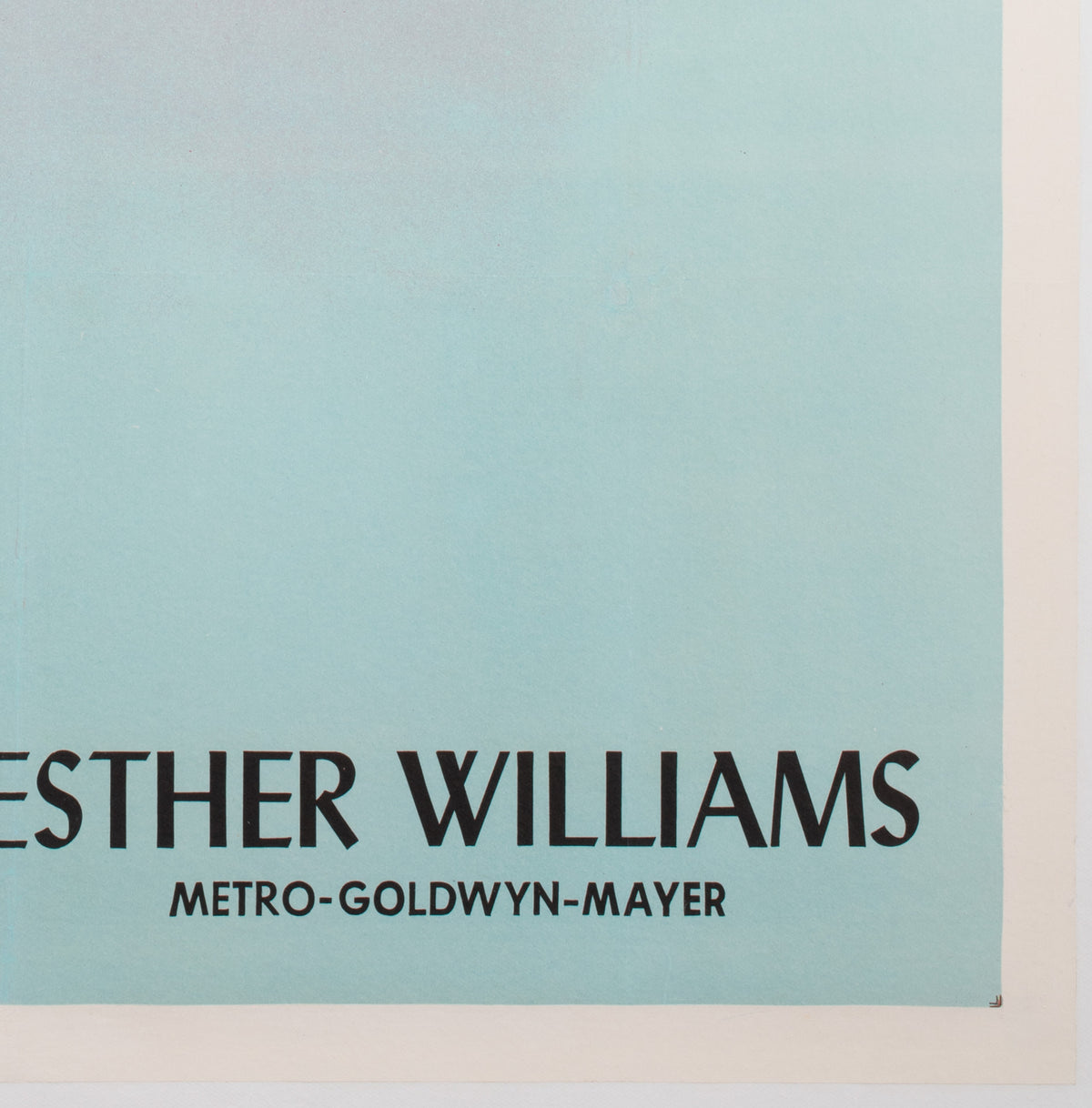 Esther Williams 1940s MGM Vintage Personality Poster - detail
